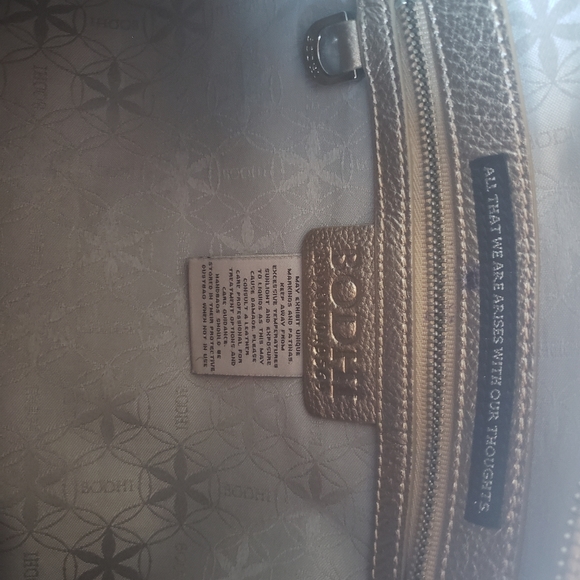 Bodhi straw and leather shoulder bag - Picture 4 of 7